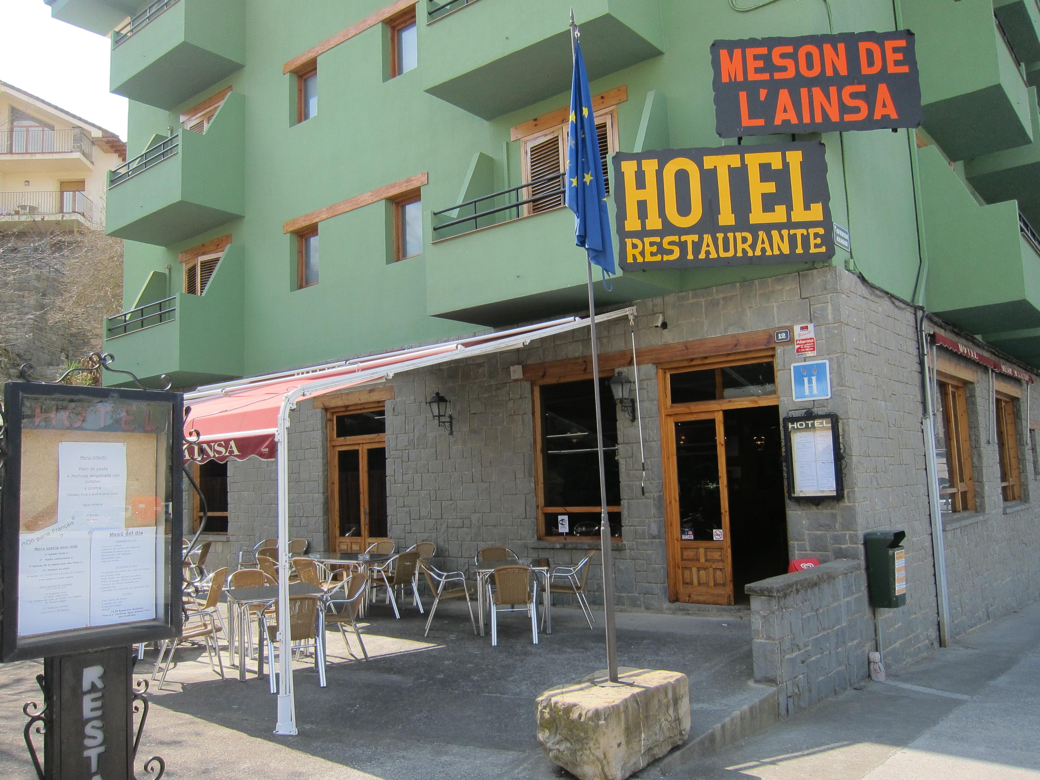 Hotel Meson De L'Aínsa Eksteriør billede